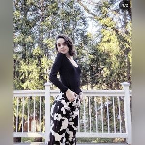 Cow pants! Cider size xs